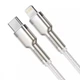 Кабель Baseus Cafule Metal Type-C to Lightning PD 20W 2m Green - зображення 2