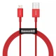 Кабель Baseus Superior Series Fast Charging Lightning 2.4A 1m Red - изображение 1