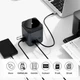 Бездротовий зарядний пристрій HUB WIWU Wi-W025 Cube 9 в 1 USB-C Black - зображення 4