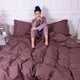 Комплект постельного белья MirSon Satin&nbsp;Stripe 30-0006&nbsp;Dark&nbsp;Brown 200х220 Евро (2200005249468) - изображение 8
