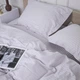 Комплект постельного белья MirSon Евро 200х220 30-0010 Light Gray Satin Stripe (2200005251140) - изображение 5