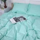 Комплект постельного белья MirSon Satin&nbsp;Stripe 30-0013&nbsp;Azure 2х143х210 Семейный (2200005252420) - изображение 1