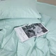 Комплект постельного белья MirSon Satin&nbsp;Stripe 30-0013&nbsp;Azure 2х143х210 Семейный (2200005252420) - изображение 4
