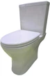 Сиденье - крышка для унитаза EUR TS-2585 белое Soft Close дюропласт - изображение 6