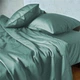 Комплект постельного белья MirSon семейный 2 x 160x220 см Royal Soft 0844 Green Olive сатин (2200008069407) - изображение 2