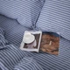 Комплект постельного белья MirSon Семейный 2 x 143x210 см Royal Soft Stripe 30-0030 Georgia Сатин (2200009298417) - изображение 5