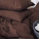 Комплект постельного белья Mirson Сатин Premium Cacao 0211 200х220 (2200000671677) - изображение 1