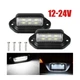Ліхтар підсвічування номера LED універсальна з кріпленням 12-24V (1 ліхтар) - зображення 2