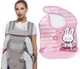 Хипсит, Эрго-рюкзак, кенгуру, переноска Baby Carrier 6в1 Серый слюнявчик-трансформер (vol-9893) - изображение 1