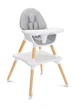 Стульчик для кормления 2 в 1 Caretero Tuva Grey - изображение 2