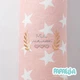 Набор бортик-валик защитный в кроватку IDEIA Papaella 120x15 см + 60x15 см хлопок звезда/горошек пудра - изображение 6