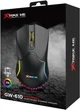 Мышь игровая XTRIKE ME GW-610 gaming mouse RGB, 800-8000 6 step DPI, 2.4G, Type-C, black - изображение 5