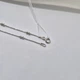 Серебряная цепочка жемчужное плетение 50 см серебро 925 пробы родированное колье с шариками 808р0/50 2.50г - изображение 7