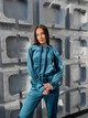 Спортивний велюровий костюм смарагдового кольору 28729 50/52 - зображення 2