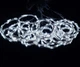 Гірлянда штора 3x2 метри, 200LED, "світлодіодні краплі" від USB, холодний білий колір, 8 режимів + пульт - зображення 5