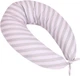 Подушка для беременных и кормления MirSon №5019 Color Line 17-0600 Stripe White Gray 30х170 см (2200010969795) - изображение 1