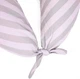 Подушка для беременных и кормления MirSon №5019 Color Line 17-0600 Stripe White Gray 30х170 см (2200010969795) - изображение 5