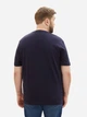 Футболка хлопковая мужская Tom Tailor 1039944-10668 5XL Темно-синяя (4067261331065) - изображение 2