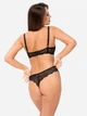 Бюстгальтер з кісточками з Push-up KALYNA Eliza 5172 70B Чорний/Півонія (4820285364149) - зображення 4