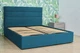 Кровать двуспальная Smart Stella Marina Premium 180х200 см подъемный механизм Holand 870 голубая (334100132-870180) - изображение 3