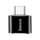 Переходник OTG Baseus USB to Type-C black - изображение 1