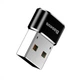 Переходник Baseus Type-C to USB black - изображение 8