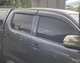 Дефлектори вікон вітровики Toyota Hilux 15- з хром молдингом SUNPLEX Тойота Хайлюкс АМ0054320 - зображення 3