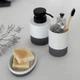 Дозатор для жидкого мыла MBM HOME "Stockholm" 360 мл BA-44 WHITE/GRAY белый/серый - изображение 10