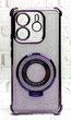 Чехол Luxury Case для Xiaomi Redmi Note 14 4G GLOBAL (код модели 24117RN76G / 24117RN76O) бампер с кольцом подставкой - изображение 1