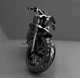 Детский металлический 3D пазл Motorcycle сборная фигурка - конструктор в виде мотоцикла / байка для взрослых и детей (14+), серебристый (103616575) - изображение 6