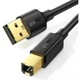 Кабель для принтера Ugreen US135 / 10350 AM to BM Print Cable (USB-A to USB-B) 1.5m Черный - изображение 4