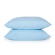 Антиаллергенная подушка MirSon EcoSilk №1601 Eco Light 50х70 средняя Blue (2200002647106) - изображение 4