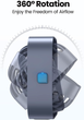 Портативний вентилятор VHG K50, USB Gray - изображение 5