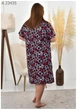Халат женский большого размера UF-Fashion МA-23435 52 черный - изображение 4