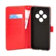 Чехол Idewei для Xiaomi Redmi 14C книжка кожа PU с визитницей красный - изображение 4