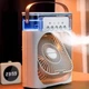 Міні-кондиціонер RIAS Air Cooler Fan з зволожувачем повітря та підсвічуванням 600ml 10W USB White (3_06229) - зображення 5