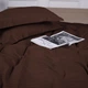 Наволочка MirSon Satin Stripe 30-0006 Dark Brown 70х70 см (2200005249567) - изображение 4