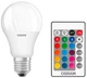 Світлодіодна лампа Osram LED STAR+ A60 DIM 9W (806Lm) 2700К+RGB E27 пульт ДУ (4058075430891) - зображення 2