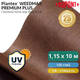 Геотекстиль для боротьби з бур'янами Plantex Premium Plus 1,15х10 м, 11,5 м2, 125 г/м2, коричневий - зображення 9