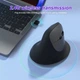 Бездротова вертикальна ергономічна комп'ютерна миша ERGONOMIC MOUSE М1688 2,4G + Bluetooth на акумуляторі чорна - изображение 3