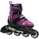 Ролики Rollerblade Microblade 2023 36.5-40 Black/Purple (1012-07221900-9C4-36.5-40) - изображение 1