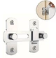 Дверной замок - защелка Door Lock задвижка / засов из нержавеющей стали для развижных дверей / ворот / шкафа + винты, серебристый (101758999) - изображение 1