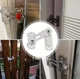 Дверной замок - защелка Door Lock задвижка / засов из нержавеющей стали для развижных дверей / ворот / шкафа + винты, серебристый (101758999) - изображение 4