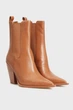 Жіночі руді шкіряні ковбойки LENI BOOTIE Michael Kors 38,5 40T4LNHE5L - зображення 5