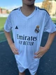 Футбольная форма детская Реал Мадрид (Real Madrid) Mbappe 9 2024-2025 домашняя бело-черная 155-165 см F0033 - изображение 4