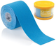 Кінезіо тейп Kinesio Tape, блакитний Qmed Синій (2000003107896) - зображення 1