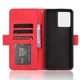 Чохол-книжка з кишеньками Deexe Wallet Stand для Blackview Color 8 / Oscal Modern 8 - Red - зображення 5
