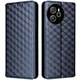 Чохол Deexe Rhombus Book для Blackview Shark 8 / Oscal Tiger 12 - Blue - зображення 1