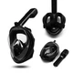 Маска для підводного плавання дайвінгу Tribord Easybreath Black Водолазна маска з кріпленням для камери - изображение 6