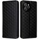 Чохол Deexe Rhombus Book для Blackview Shark 8 / Oscal Tiger 12 - Black - зображення 1